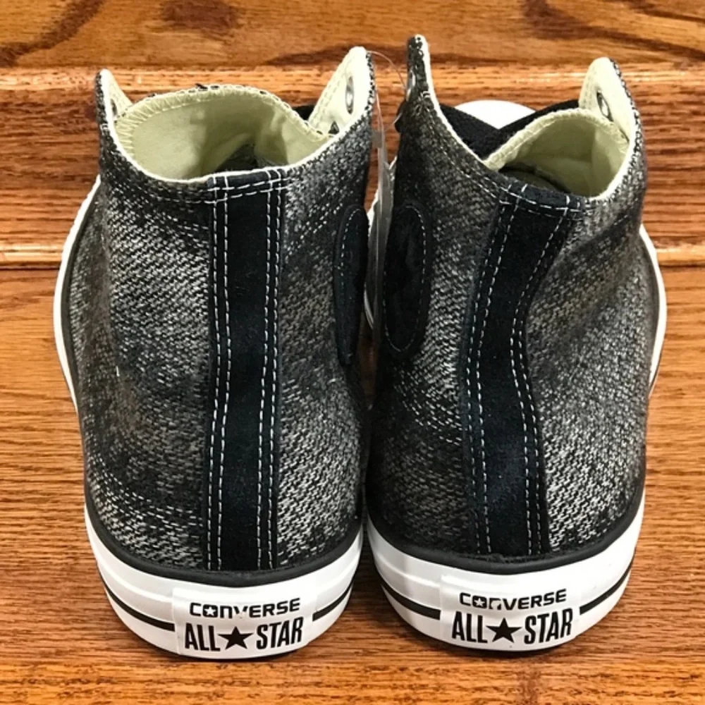Converse CT‎ Chuck Taylor Hi Black White Shoes - Picture 6 of 8